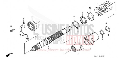 PRIMARY SHAFT ST1100S de 1995